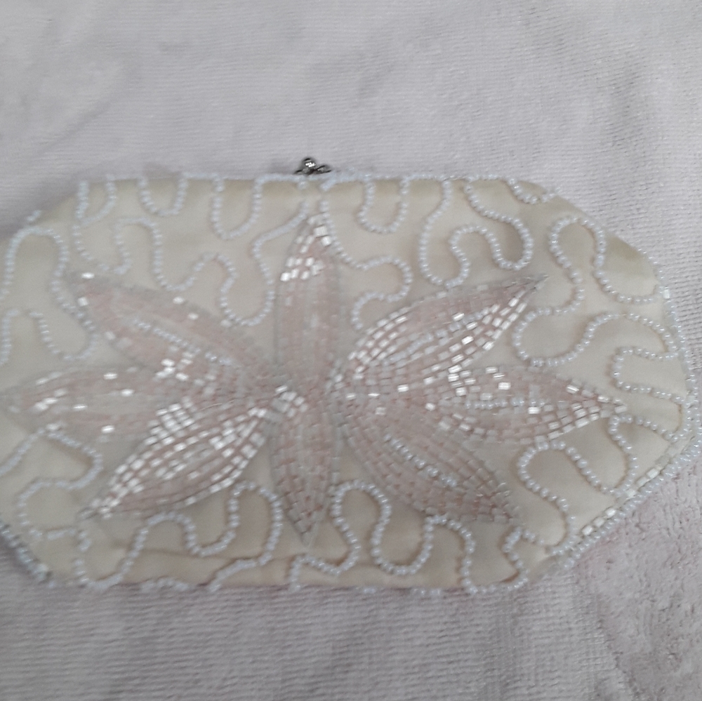 🌹FINAL🌹Vintage 1950s Beaded Clutch Purse